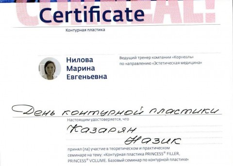 Сертификат 2023